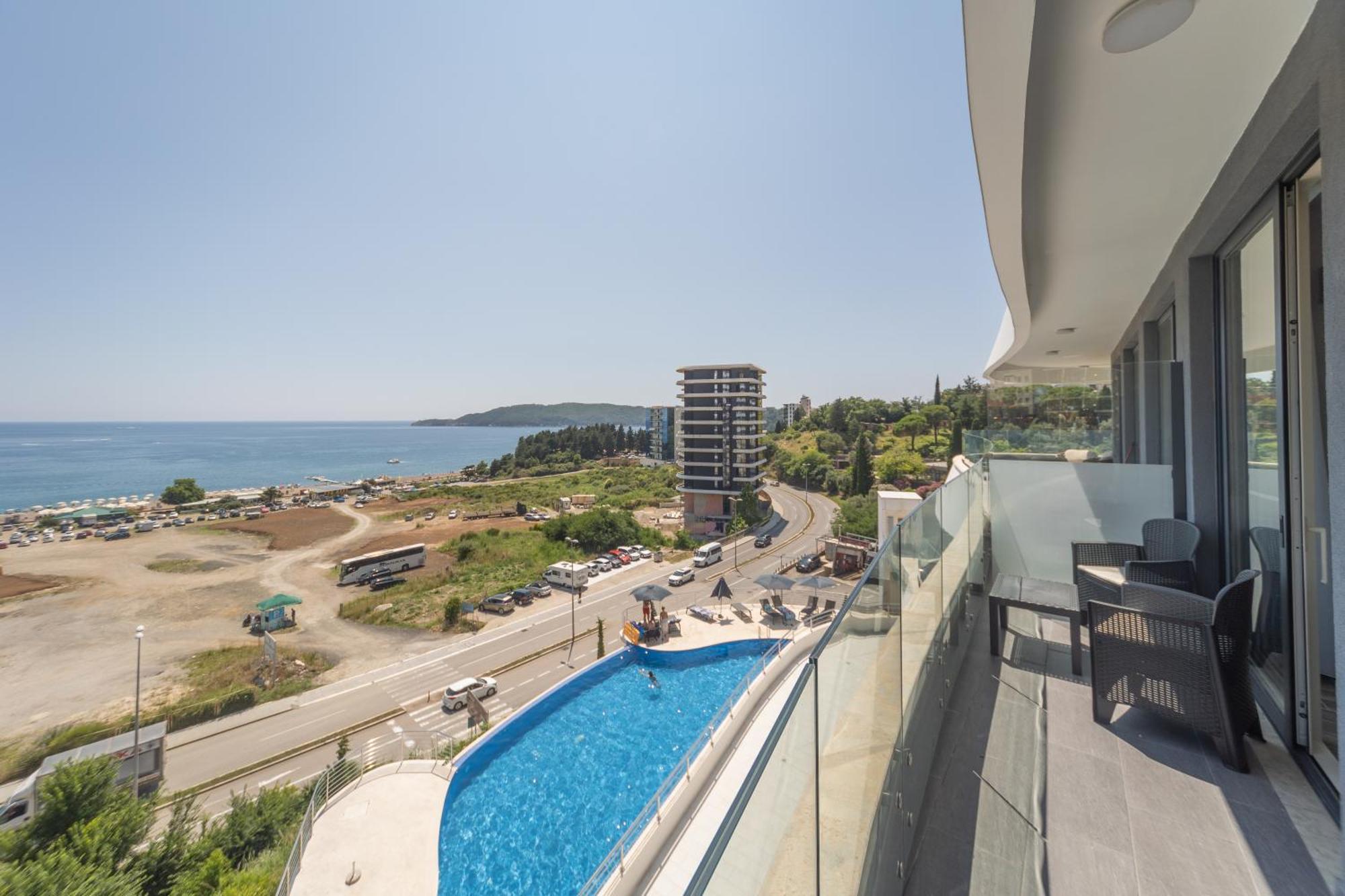 Ferienwohnung Skyline Vista Bečići Exterior foto